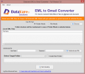 Screenshot of Datavare EML to Gmail Converter 1.0