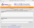 Screenshot of Datavare EML to HTML Converter 1.0