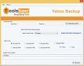Screenshot of ToolsBaer Yahoo Backup Tool 1.0