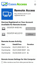Screenshot of Easee Access 8.9.41.10583