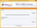 Screenshot of DataVare OST to HTML Converter Expert 1.0