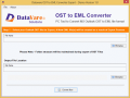 Screenshot of DataVare OST to EML Converter Expert 1.0