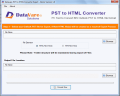 Screenshot of DataVare PST to HTML Converter Expert 1.0