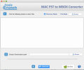 Screenshot of ToolsCrunch Mac PST to MBOX Converter 1.0