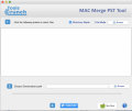 Screenshot of ToolsCrunch Mac  Merge PST Tool 1.0