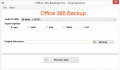 Screenshot of Office 365 Backup Software 1.2