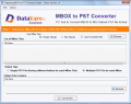 Screenshot of Datavare MBOX to PST Converter 1.0