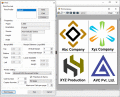 Screenshot of Professional Logo Designing Application 8.3.0.1