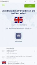 Planet VPN - free VPN software.