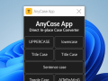 Screenshot of AnyCase App 11.31