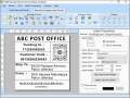 Screenshot of Postal Service Barcode Creator Program 9.2.3.2
