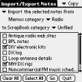 Screenshot of ScrapBook 1.16
