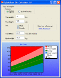 Screenshot of BySoft Free BMI Calculator 1.0.1.103