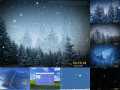 Screenshot of Animated SnowFlakes Screensaver 2.9
