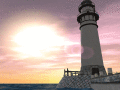 Screenshot of Lighthouse 3D screensaver 1.4