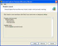 Screenshot of Internet Explorer Password Recovery Wizard 1.1