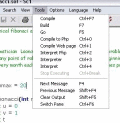 Screenshot of Scriptol PHP Compiler 7.0