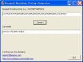 Screenshot of URL Escaped Encoding Decoder 1.0