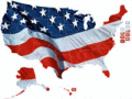 Screenshot of Patriotic USA Flash Map 1.0