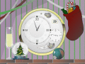 Screenshot of Xmas Clock screensaver 2.8
