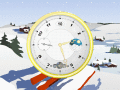 Screenshot of Snowy Clock ScreenSaver 2.3