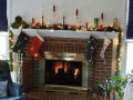 Screenshot of Cozy Fireplace Screensaver 1.0