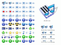High Definition Multimedia Icons for Vista