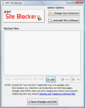 Screenshot of KDT Site Blocker 2.1