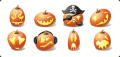 Screenshot of Icons-Land Vista Style Halloween Pumpkin Emoticons 2.0