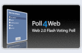 Screenshot of Poll4Web: Web 2.0 Flash Voting Poll 1.0
