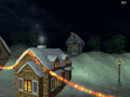Screenshot of 3D Christmas Land screensaver 1.0