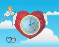 Screenshot of Cupid Clock screensaver 2.4