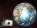 Screenshot of Earth 3D Space Screensaver 1.0.3