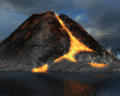 Screenshot of Active Volcano 3D Screensaver 1.0
