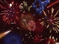 Screenshot of Fireworks Free Screensaver 1.0.1