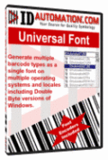 Screenshot of MAC Universal Barcode Font 8.0