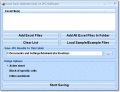 Screenshot of Excel Save Selected Cells As JPG Software 7.0