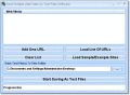 Screenshot of Save Multiple Web Sites As Text Files Software 7.0