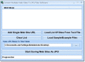 Screenshot of Convert Web Sites To JPG Software 7.0