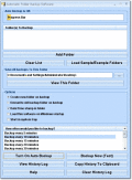 Screenshot of Automatic Folder Backup Software 7.0