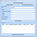 Screenshot of Excel Checkbook Register Template Software 7.0