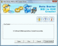 Screenshot of MSI Installer to EXE Creator 2.0.1.5