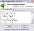 Screenshot of Advanced FTP Password Recovery 1.1.180.2006