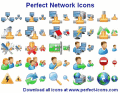 Collection of network-related icons
