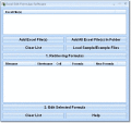 Screenshot of Excel Edit Formulas Software 7.0