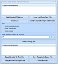 Screenshot of WhoIs Lookup Multiple Addresses Software 7.0