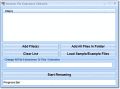 Screenshot of Rename File Extensions Software 7.0