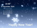 Screenshot of Free New Year Calendar ScreenSaver 1.0