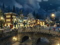 Screenshot of Snow Village 3D Screensaver 1.0