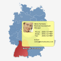 Screenshot of Germany Map Locator 3.6